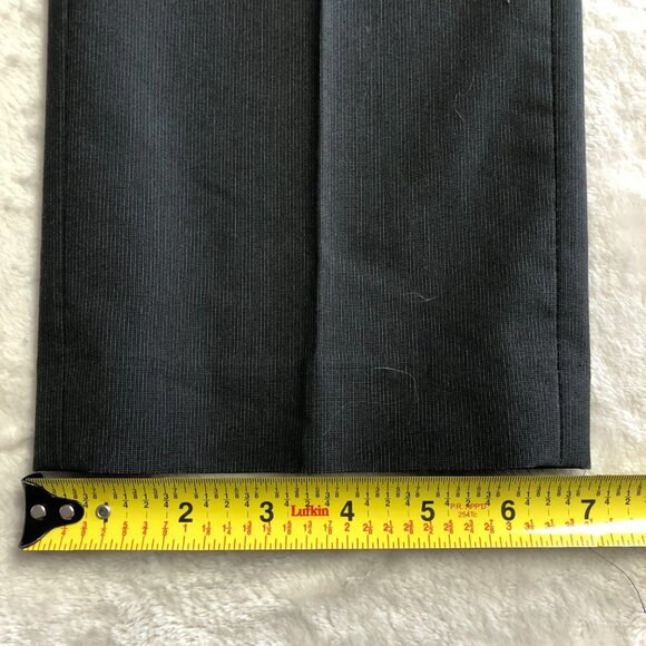 Calvin Klein Dark Charcoal Grey Slim Fit Straight Leg Dress Pants Size 30 - Picture 9 of 10